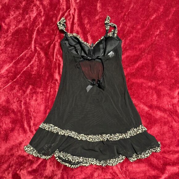 Y2K Rampage baby doll Leapord print top - Picture 5 of 7